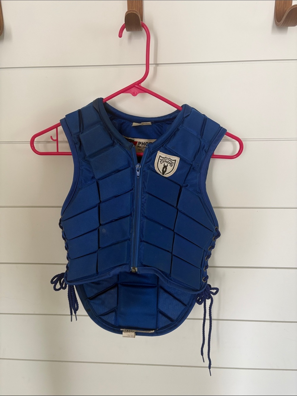 Tipperary Youth Blue Eventer Padded Riding Vest